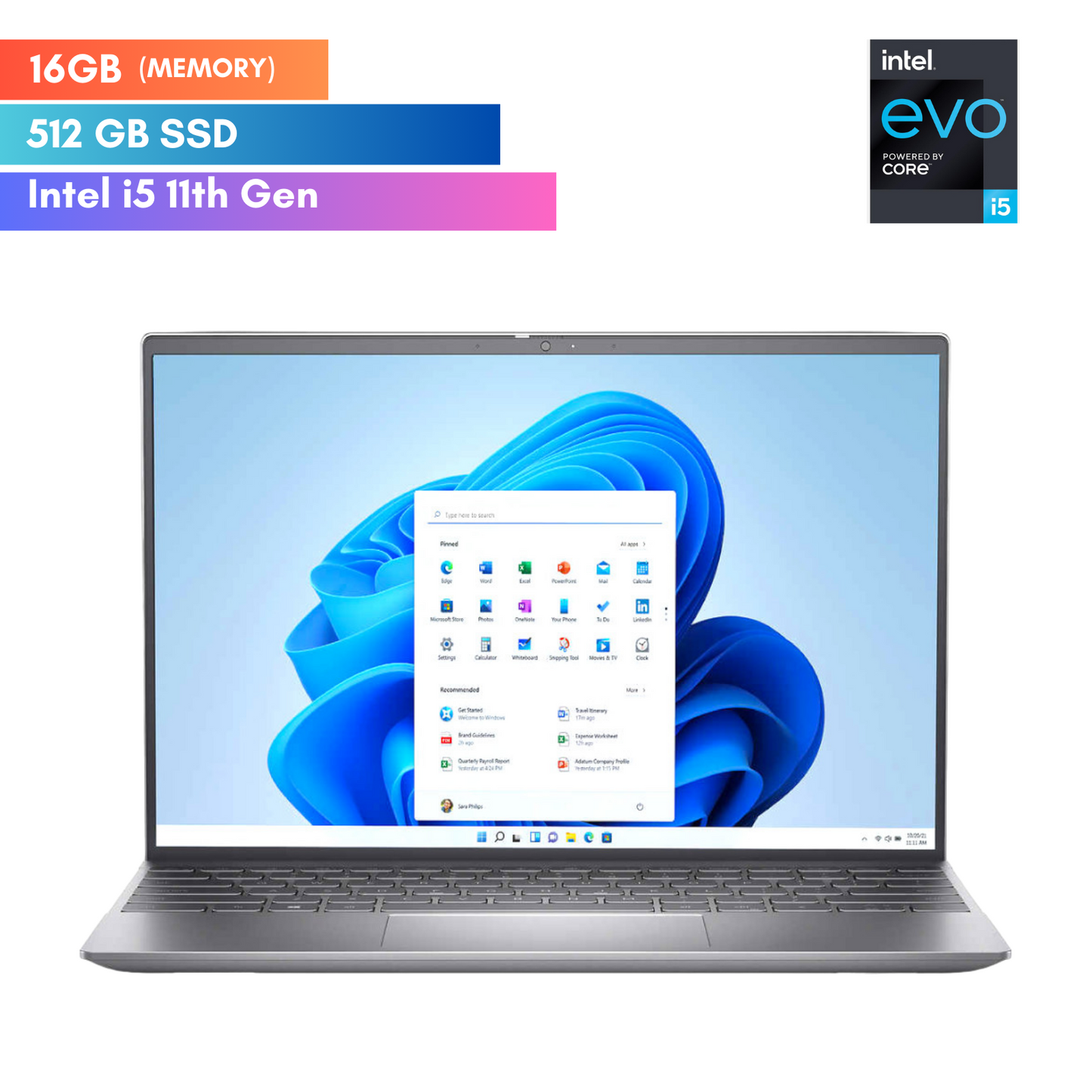 Dell Inspiron 13 5310 (13.3-in) FHD+ Laptop (P145G) i7-11390H/512GB/16GB/10 Home