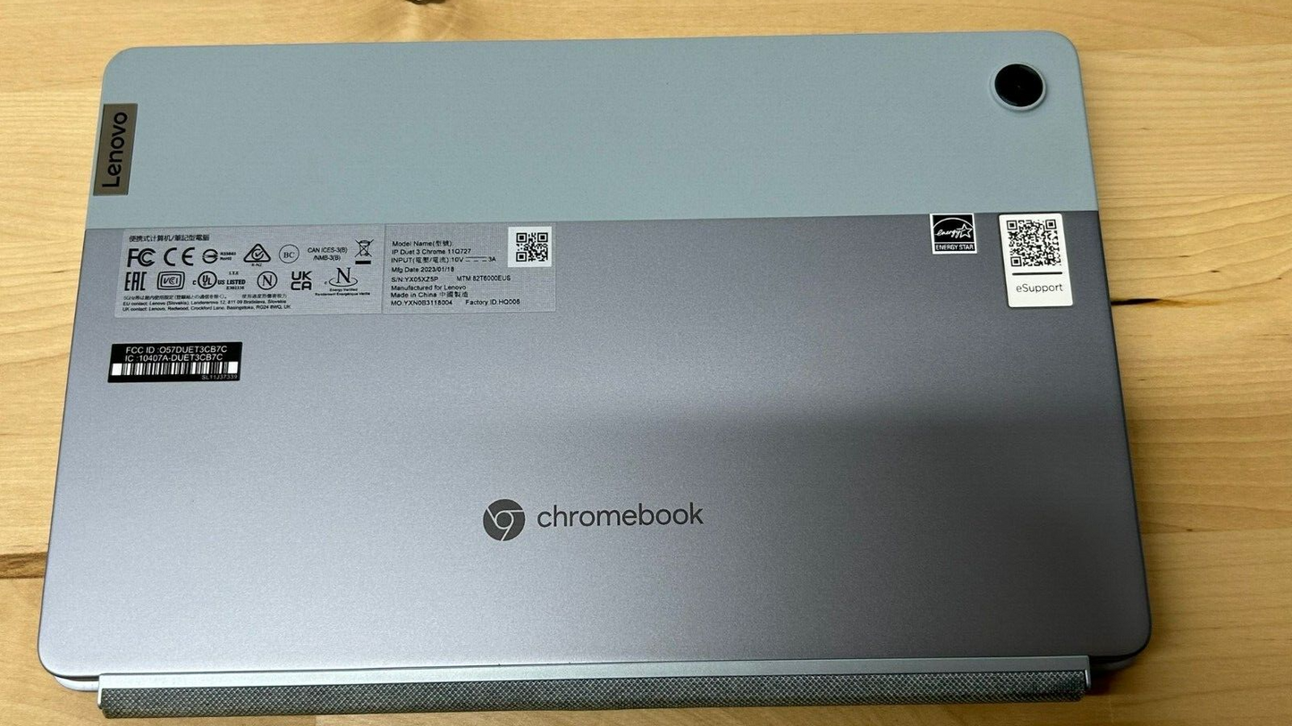 Lenovo IP Duet 3 Chromebook 11q727 (4 GB RAM, 128GB eMMC, 2-in-1 and detachable)
