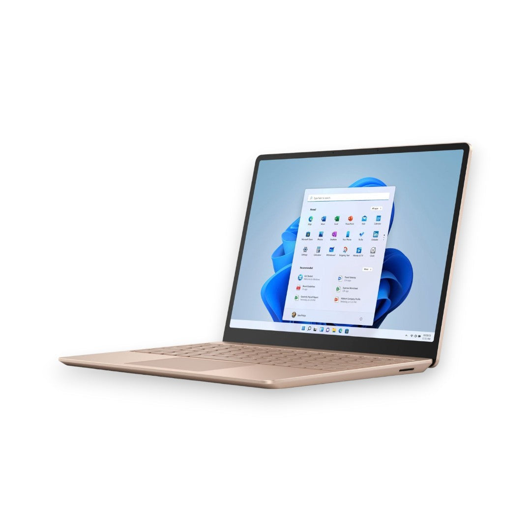 Microsoft - Surface Laptop Go 12.4" Touch 10 Gen i5 8GB Memory 128GB SSD - Sandstone