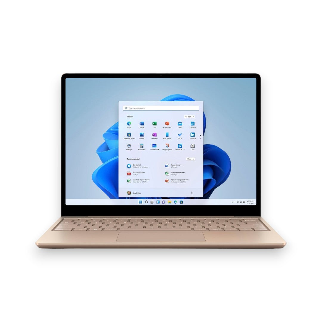 Microsoft - Surface Laptop Go 12.4" Touch 10 Gen i5 8GB Memory 128GB SSD - Sandstone