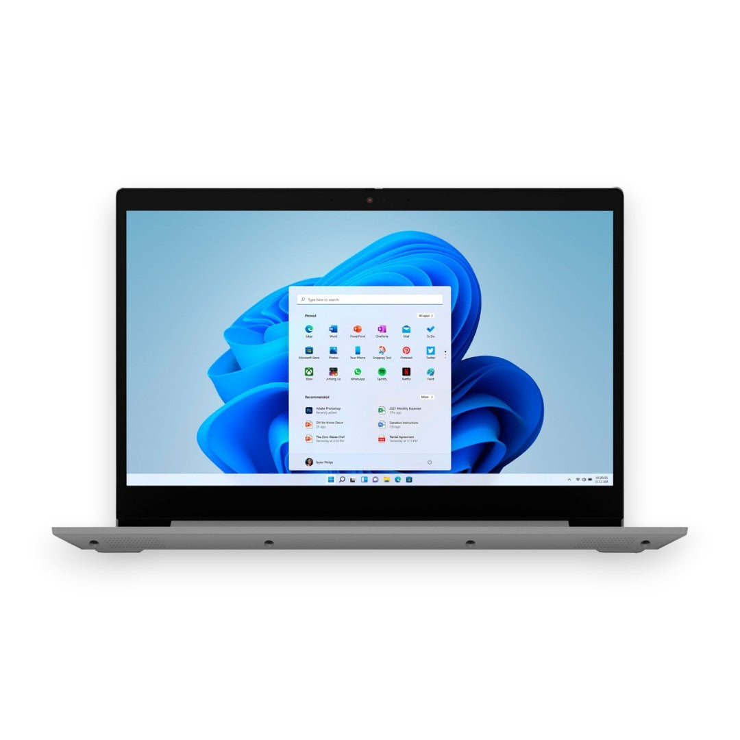 Lenovo - IdeaPad 3 15" HD Touch Screen Laptop - Intel Core i3-1115G4 - Intel UHD Graphics - 8GB Memory - 256GB SSD - Platinum Grey