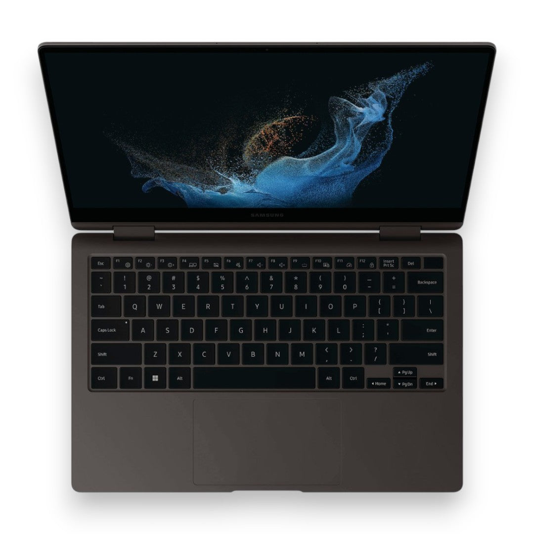 Samsung - Galaxy Book2 360 13.3" AMOLED Touch Screen Laptop - Intel 12th Gen Core i7 Evo Platform - 16GB Memory - 512GB SSD - Graphite