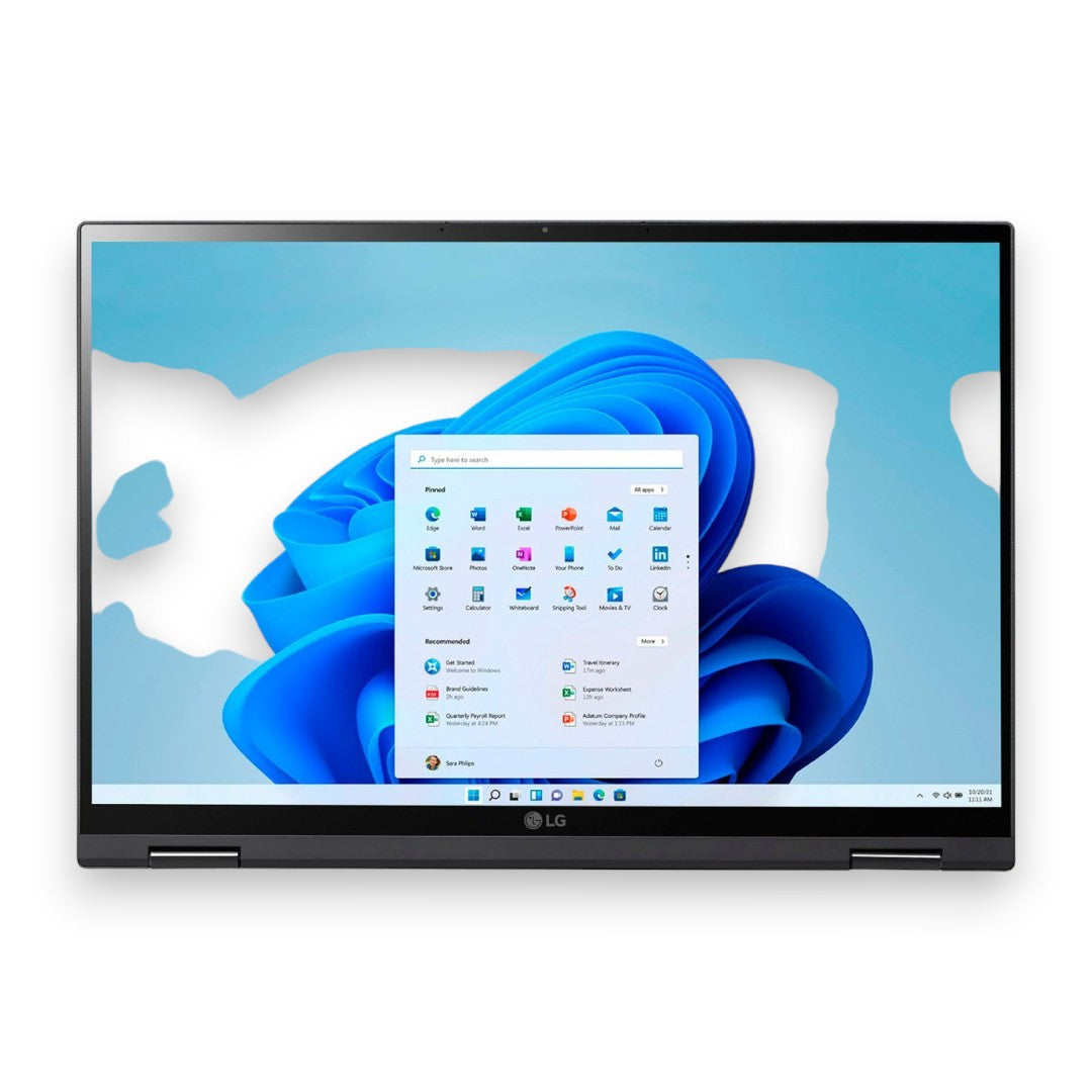 LG Gram 2-in-1 14” WUXGA Laptop – Evo Platform Core i7 – 16GB RAM – 1TB NVMe Solid State Drive - Black