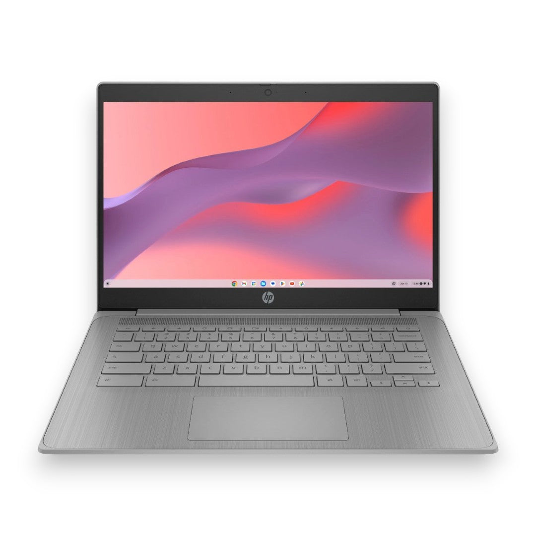 HP - 14" Chromebook Laptop - Intel Celeron - 4GB Memory - 64GB eMMC - Modern Gray
