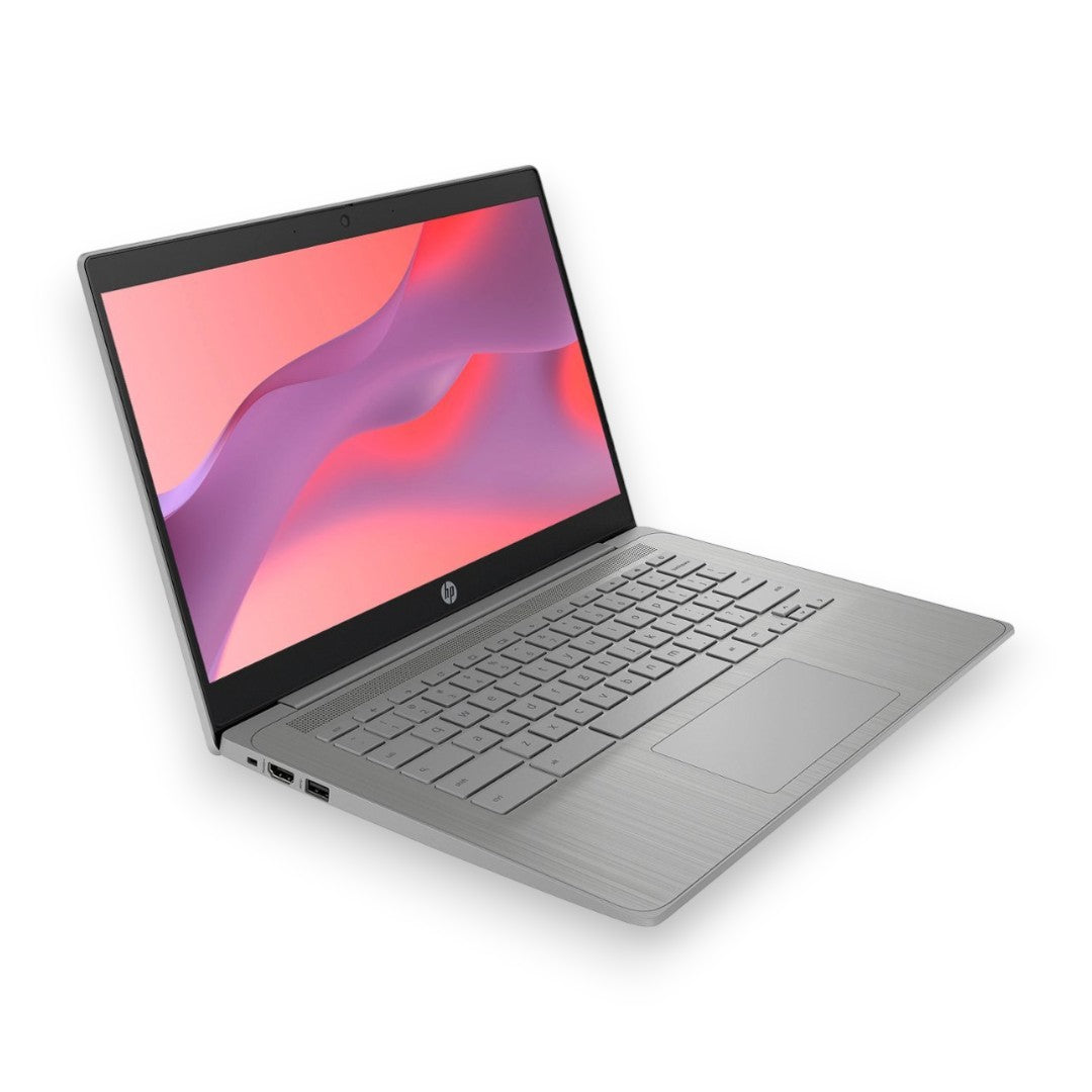 HP - 14" Chromebook Laptop - Intel Celeron - 4GB Memory - 64GB eMMC - Modern Gray