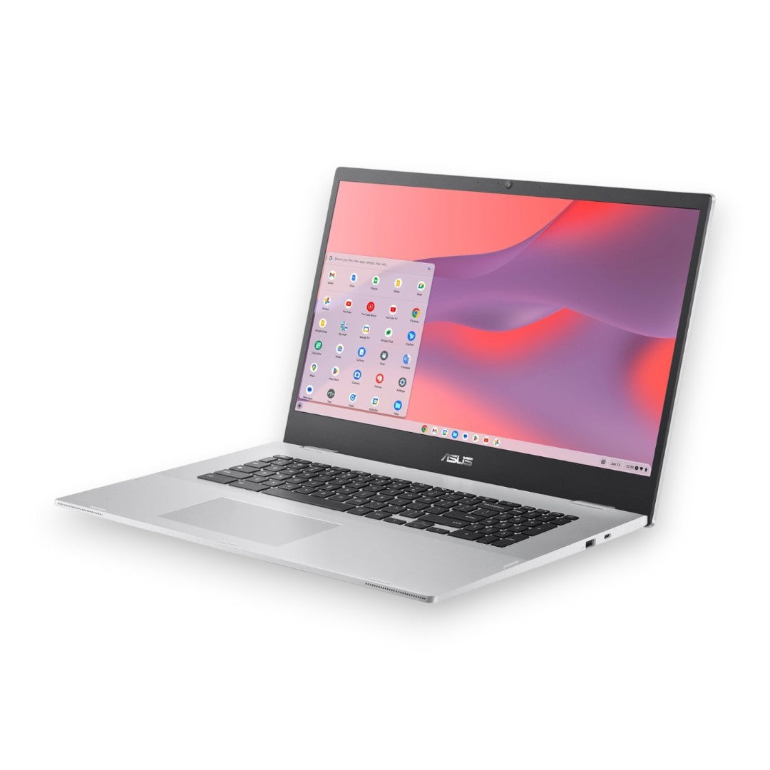 ASUS - 17.3" Chromebook Laptop - Intel Celeron N4500 with 4GB Memory - 64GB eMMC - Mineral Grey
