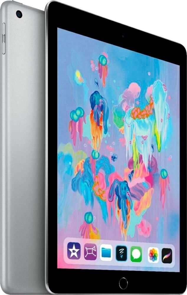 Apple iPad 6th Gen. 2018 - 32GB, Wi-Fi, 9.7in - Space Gray - Very Good