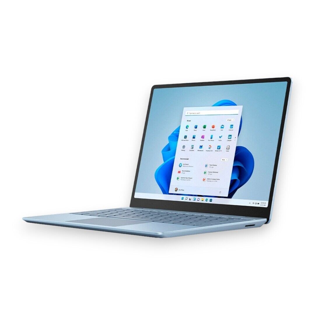 Microsoft Surface Laptop Go 2 12.4” Touch Screen Intel i5 8GB 128GB SSD Ice Blue