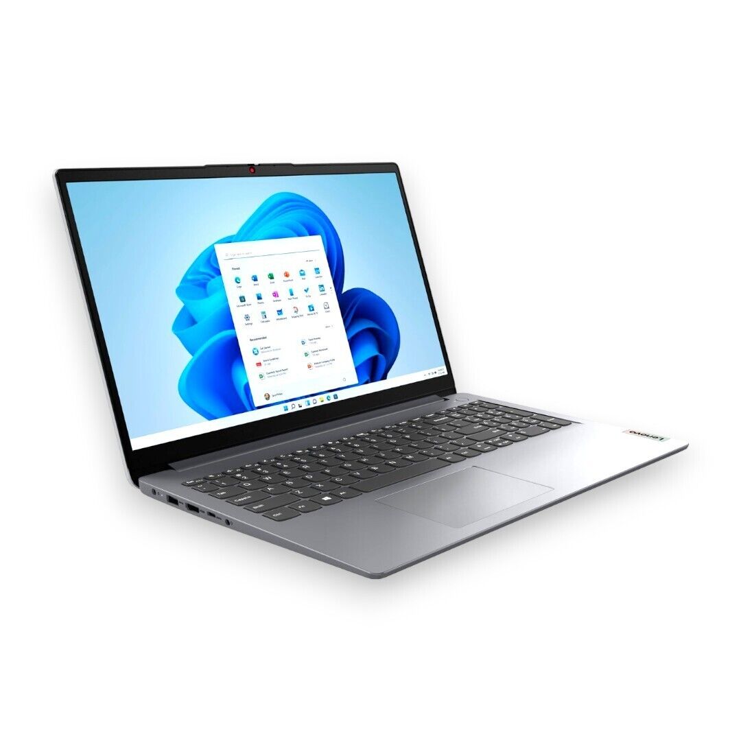 Lenovo IdeaPad 1 15.6" HD Laptop, AMD Athlon Silver 3050U, 4GB RAM, 128GB eMMC