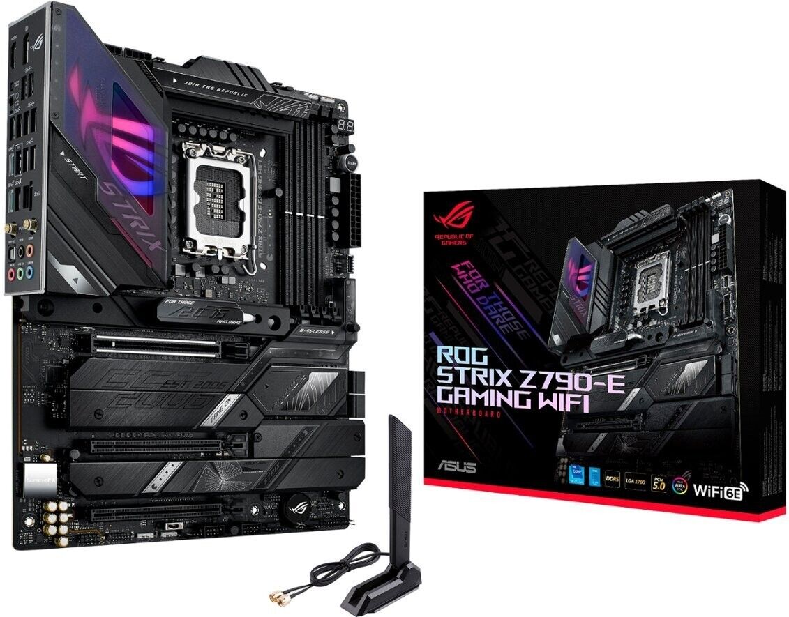 ASUS - ROG STRIX Z790-E GAMING WIFI (Socket LGA 1700) Intel Z790 ATX DDR5 Wi-Fi