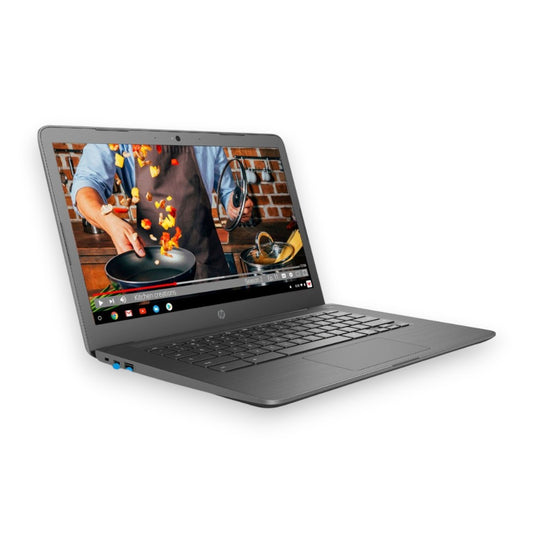 HP - 14" Touch-Screen Chromebook - Intel Celeron - 4GB Memory - 32GB eMMC Flash Memory