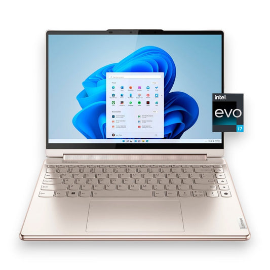 Lenovo - Yoga 9i 14" 2.8K OLED Touch 2-in-1 Laptop - Intel Evo Platform - Core i7-1260P - 16GB Memory - 1TB SSD - Oatmeal